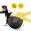 М'яч для фітнесу (фітбол) 4FIZJO 75 см Anti-Burst Black (P-5907739316370) - мініатюра 9