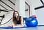 М'яч для фітнесу (фітбол) Power System PS-4012 Ø65 cm PRO Gymball Blue (PS-4012_65cm_Blue) - мініатюра 4