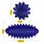 Мяч массажный огурец 4FIZJO Spike Bean 11.5 x 5 см Blue (P-5905973403306) - миниатюра 4