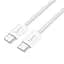Дата кабель Hoco X104 Source 60W Type-C to Type-C (1m) White - миниатюра 3