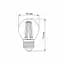 LED лампа VIDEX Filament G45F 6W E27 4100K - мініатюра 3