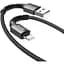 Кабель Hoco Lightning Especial charging data cable for X71 1 м 2.4A черный - миниатюра 1