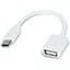 Usb переходник Otg Type-C белый - миниатюра 1