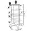 Сушилка для белья напольная Casa Si Exo 4 White (CS92166E04IT) - миниатюра 4