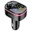 FM - трансмітер Hoco E62 Fast PD20W + QC3.0 car BT FM transmitter Чорний - мініатюра 2