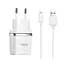 Адаптер сетевой Hoco Lightning cable C11 6957531047735 білий - мініатюра 1