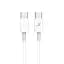 Дата кабель USB-C to USB-C 1.0m 20W CC-03W White Grand-X (CC-03W) - мініатюра 1