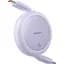 Кабель Baseus Free2Pull Mini Charging Cable Type-C to Type-C 60W 1m P10364500511-01 Purple - миниатюра 3