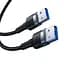 Кабель Baseus Cafule USB3.0 Male to USB 3.0 Male 1m CADKLF-C0G Dark Grey - мініатюра 2