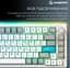 Клавіатура ігрова механічна GamePro MK-266-WH Asgard Yord Keychron Super Red Switch Bluetooth 5.2/2.4 ГГц/USB White - мініатюра 14