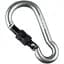 Брелок-карабін Munkees 3249 Pear with Screw Lock 8х80 мм Grey (1012-3249-GY) - мініатюра 1