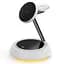 БЗП WIWU Wi-W002 3 in 1 wireless charger White - мініатюра 3