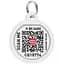 Адресник для собак и кошек Waudog Smart ID с QR паспортом Бэтмен зеленый, M, диаметр 30 мм - миниатюра 3