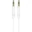 Аудіокабель Borofone BL16 Clear sound AUX audio cable білий - мініатюра 1