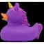 Утка FunnyDucks Единорог фиолетовый ( 2090) - миниатюра 5