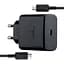 Зарядное устройство для Samsung EP-TA800 HC 25 ватт с кабелем Usb-C Usb-C черный - миниатюра 1