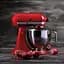 Кухонна машина KitchenAid Artisan 5KSM125EER з відкидним блоком 4.8 л червона (5KSM125EER) - мініатюра 4