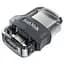 Флеш-накопитель Sandisk USB 3.0 Ultra Dual OTG 64Gb (150 Mb/s) (SDDD3-064G-G46) - миниатюра 1