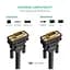 Кабель мультимедійний VGA M to VGA M 2.0m VG101 black Ugreen (11646) - мініатюра 3