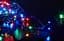 Світлодіодна Гірлянда нитка 401 led RGB різнокольорова (чорний провід) - мініатюра 1