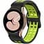 Ремінець для Samsung Galaxy Watch 4 40mm - чорно-зелений ширина кріплення 20мм силікон перфорація розмір L Watchbands Galaxy Sport (WB00S4GALAXYSPORT2440) - мініатюра 1