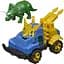Ігровий набір Road Rippers машинка та динозавр Triceratops green (20074) - мініатюра 1