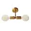 Бра настенное Levistella 761V1015-2 BRZ 2 лампы E27 бронзовый металл стиль лофт - миниатюра 2