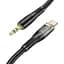 Кабель Hoco 3.5 мм to Type-C Transparent Digital audio conversion cable UPA25 1 м - мініатюра 2