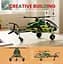 Конструктор вертоліт Mould King Exploration Helicopter авіція військовий розвідувач авіація 284 деталей - мініатюра 3