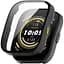 Чохол-накладка DK для Xiaomi Amazfit Bip 5 Пластик Gloss Скло Full Cover Black - мініатюра 1