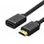 Подовжувач HDMI (тато) — HDMI (мама) VEGGIEG HF-1.5 1.5m, v2.0, OD-7.0mm - мініатюра 1