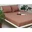 Простынь на резинке Tag Tekstil (160x200x20) Mahogany Rose - миниатюра 1