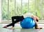 М'яч для фітнесу (фітбол) Power System PS-4012 Ø65 cm PRO Gymball Blue (PS-4012_65cm_Blue) - мініатюра 8