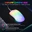 Компьютерная мышка Onikuma игровая C-22 Pro с RGB подсветкой и 6400 DPI проводная для ПК и ноутбука белый - миниатюра 7