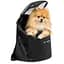 Сумка-переноска для собак Pet Fashion Quadra 38х32х26 см чорна - мініатюра 4
