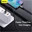 Кабель Baseus Explorer Series Auto Power-Off Fast Charging Data Cable USB To Type-C 100W/6A 1 м - мініатюра 2