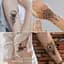 Набор детских временных тату Черные мини №4 black-tattoo-mini-set-4-H - миниатюра 8