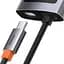 Док-станция адаптер хаб Baseus Metal Gleam Series 4-in-1 - Type-C to 2Usb HDMI Type-C (CAHub-CY0G) - миниатюра 5