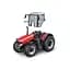 Детская игрушка Трактор Massey Ferguson 8740S Bburago 18-31613, 10 см - миниатюра 3