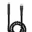USB кабель Gelius Pro Spring Cable Type-C 2.4 А 1.2 м GP-UC101 Black - мініатюра 1