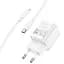 МЗП Hoco C146A Charm PD20W (1USB-C) + кабель Type-C to Lightning White - мініатюра 7