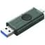 USB флеш накопичувач Kingston 128GB DataTraveler Duo USB 3.2 / Type-C Black/Green (DTDEG2/128GB) - мініатюра 5