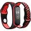 Ремешок Becover Vents Style для Xiaomi Mi Smart Band 7 Black-Red (710506) - миниатюра 2