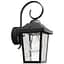 Вуличний настінний світильник Philips Buzzard wall black 1x60W цоколь E2 ІР44 без лампи (915005309001) - мініатюра 1