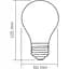 Лампа світлодіодна Videx Filament Porcelain dimmable 4W E27 3000K (VL-DA60MO) - мініатюра 3