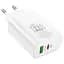 МЗП Borofone BN10 Sunlight PD65W (1USB-A/1C) White - мініатюра 6