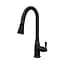 Смеситель для кухни с вытяжным изливом Rea Deco black (REA-B0182) черный матовый - миниатюра 1