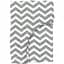 Простирадло Cosas на резинці 90х200 grey zigzag cs1, сірий (ZigGrey_90x200x20) - мініатюра 1