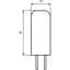 Светодиодная лампа Eurolamp LED, G4, 2W, 3000K 220V (LED-G4-0227(220)) - миниатюра 3