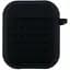 Футляр із карабіном Fashion Silicone Case Airpods 1/Airpods 2 Black (35263_3345608) - мініатюра 1